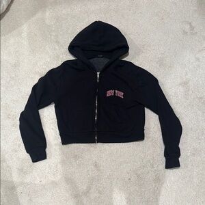 Brandy Melville Black NY Hoodie